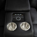 Sofá esquinero reclinable de lujo de 5 y 6 plazas con LED, USB, carga inalámbrica, Bluetooth y almacenamiento