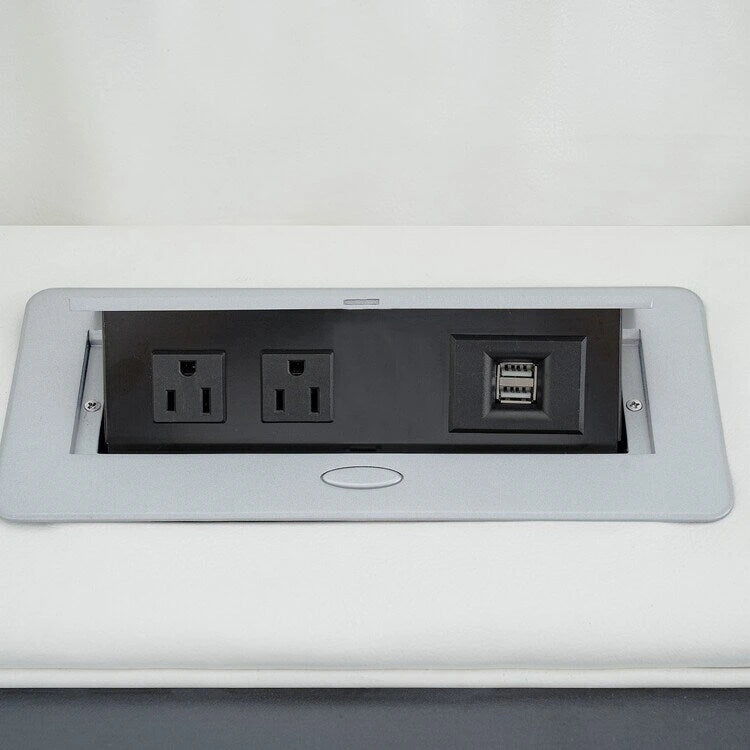 Sofá esquinero reclinable de lujo de 5 y 6 plazas con LED, USB, carga inalámbrica, Bluetooth y almacenamiento
