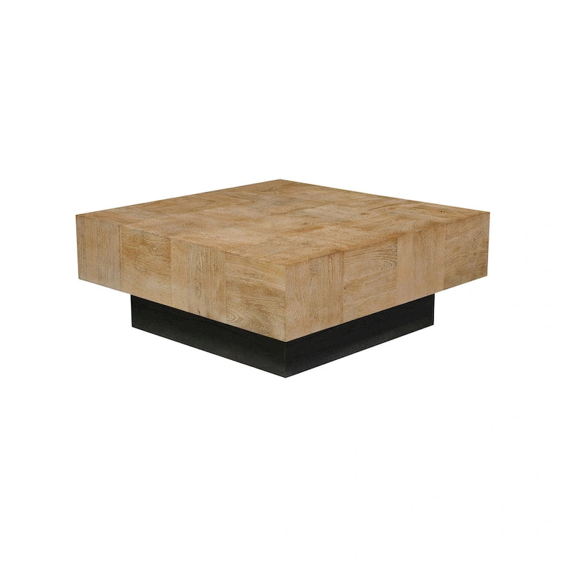 Mesa de sala de estar Caden de madera maciza de 2 piezas