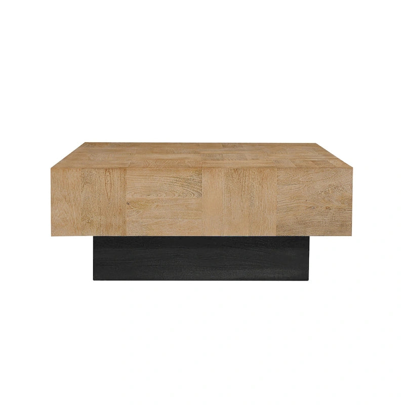 Mesa de sala de estar Caden de madera maciza de 2 piezas