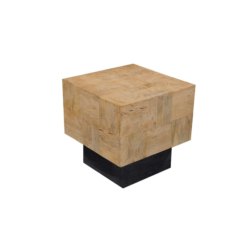 Mesa de sala de estar Caden de madera maciza de 2 piezas