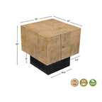 Mesa de sala de estar Caden de madera maciza de 2 piezas