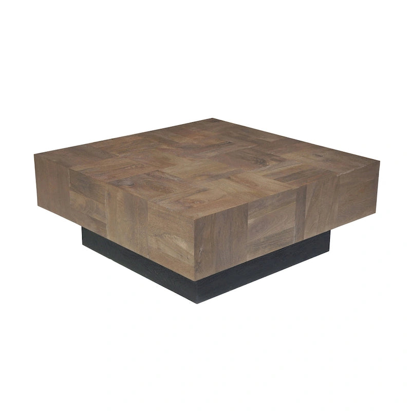 Mesa de sala de estar Caden de madera maciza de 2 piezas