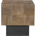 Mesa de sala de estar Caden de madera maciza de 2 piezas