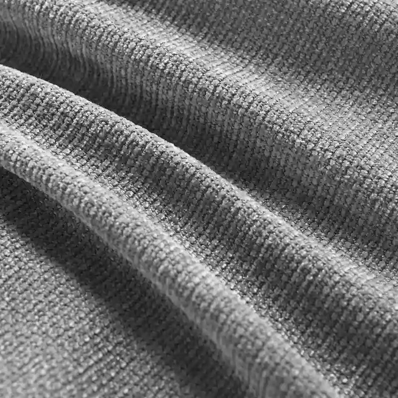 Tumbona moderna gris de 53.5 pulgadas con patas de madera maciza y almohadas para sala de estar