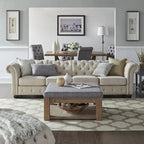 Gdansk 4-Seat Modular Chesterfield Sofa