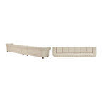 Sofá modular Gdansk Chesterfield de 4 plazas