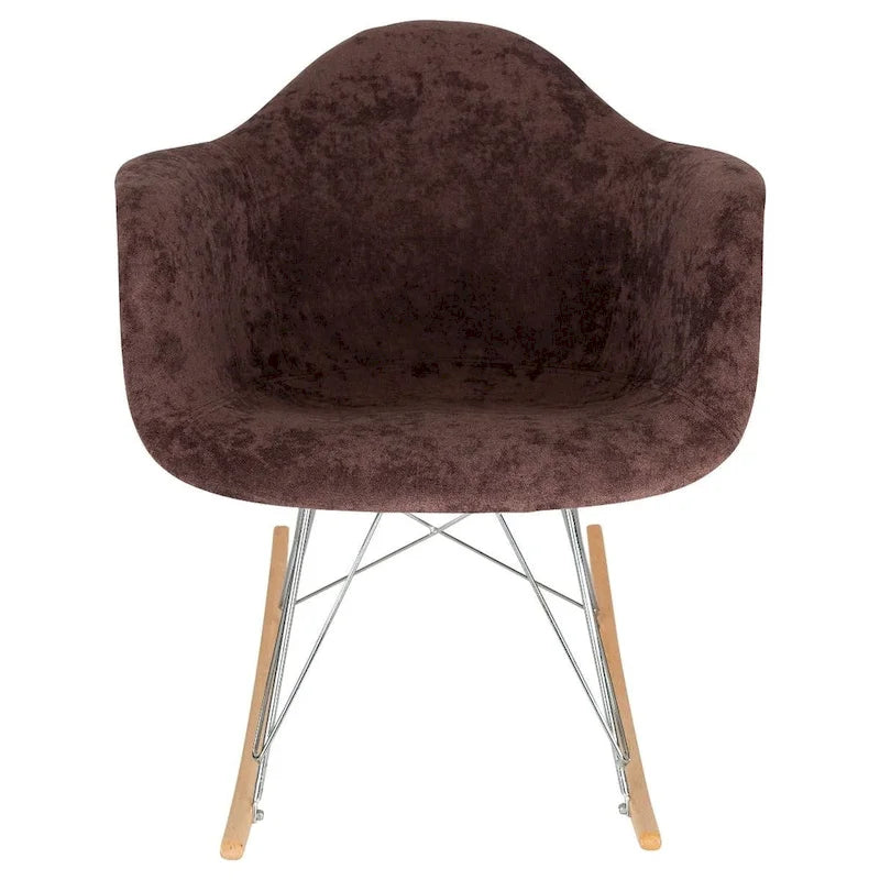 Mecedora Terciopelo Contemporánea Moderna - Mecedora de Acento para Sala de Estar, Dormitorio, Patio