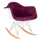 Mecedora Terciopelo Contemporánea Moderna - Mecedora de Acento para Sala de Estar, Dormitorio, Patio