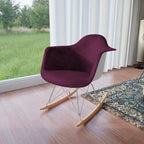 Mecedora Terciopelo Contemporánea Moderna - Mecedora de Acento para Sala de Estar, Dormitorio, Patio