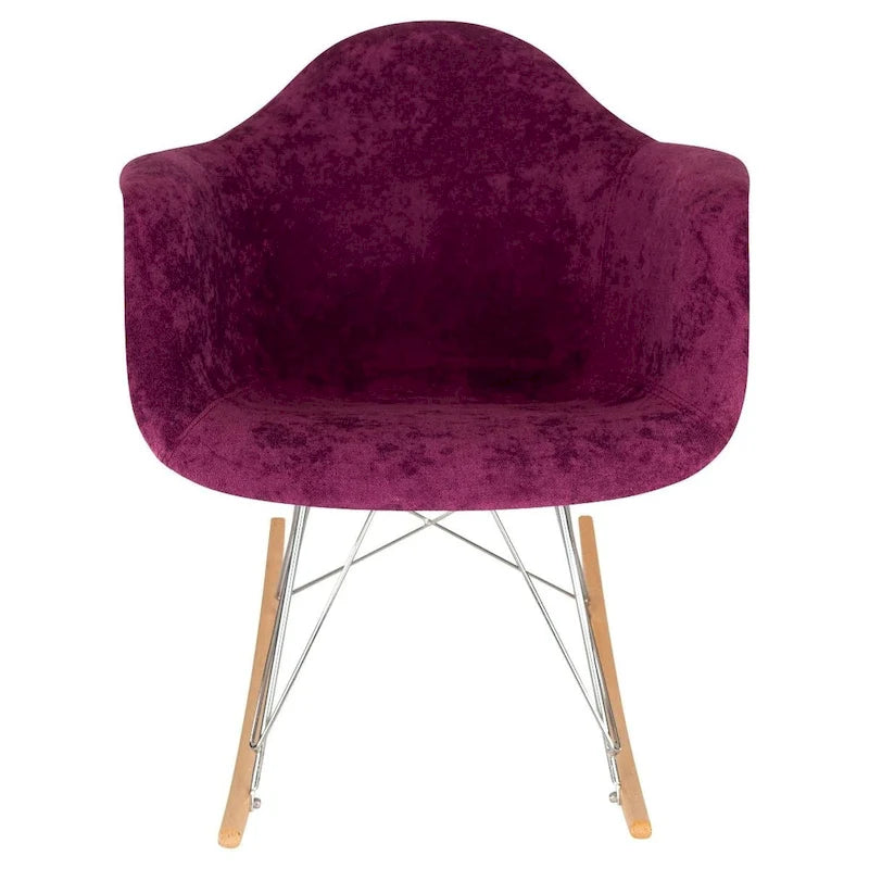Mecedora Terciopelo Contemporánea Moderna - Mecedora de Acento para Sala de Estar, Dormitorio, Patio
