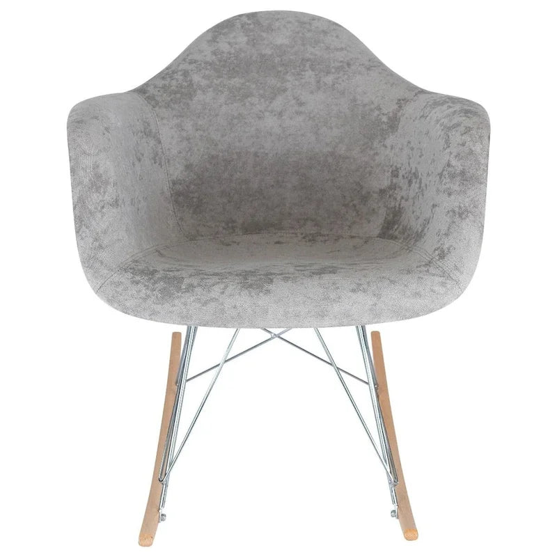 Mecedora Terciopelo Contemporánea Moderna - Mecedora de Acento para Sala de Estar, Dormitorio, Patio