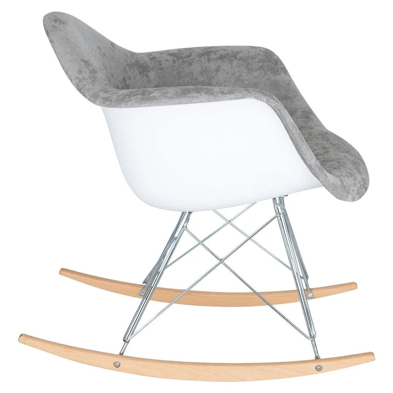 Mecedora Terciopelo Contemporánea Moderna - Mecedora de Acento para Sala de Estar, Dormitorio, Patio
