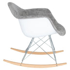 Mecedora Terciopelo Contemporánea Moderna - Mecedora de Acento para Sala de Estar, Dormitorio, Patio