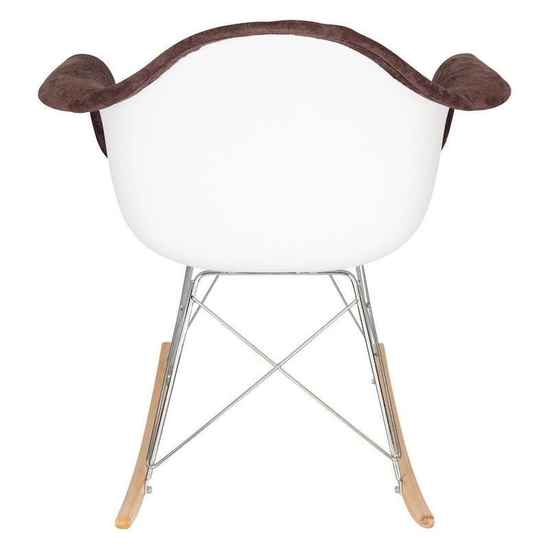 Mecedora Terciopelo Contemporánea Moderna - Mecedora de Acento para Sala de Estar, Dormitorio, Patio