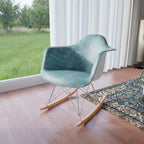 Mecedora Terciopelo Contemporánea Moderna - Mecedora de Acento para Sala de Estar, Dormitorio, Patio