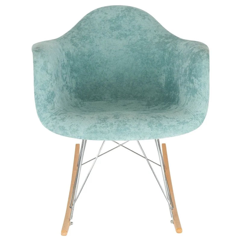 Mecedora Terciopelo Contemporánea Moderna - Mecedora de Acento para Sala de Estar, Dormitorio, Patio