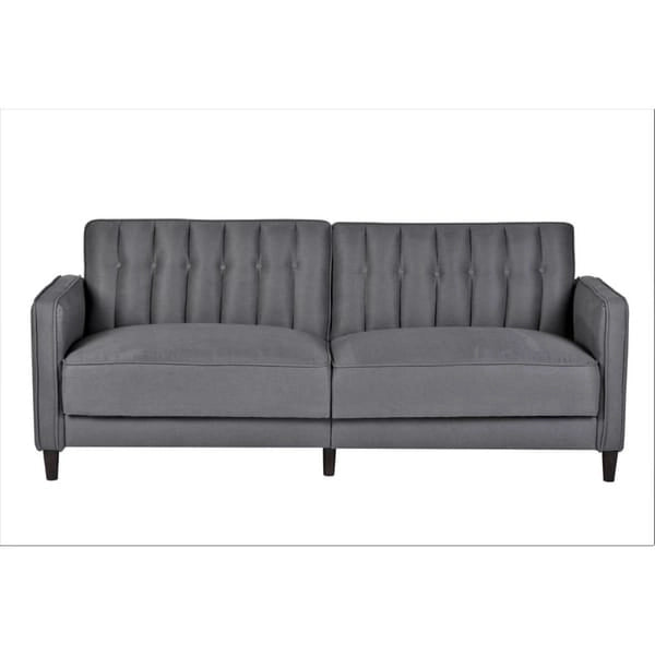 Sofá cama tapizado de terciopelo de lujo Grattan