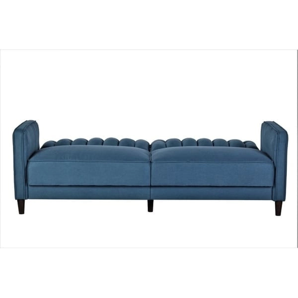 Sofá cama tapizado de terciopelo de lujo Grattan