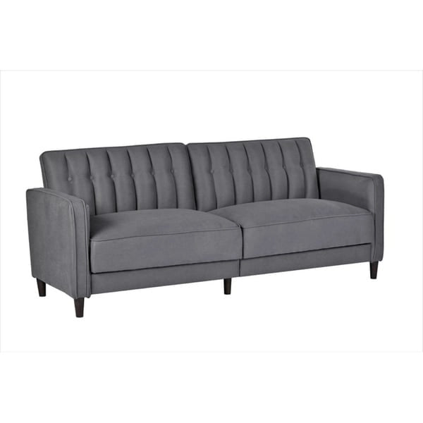Sofá cama tapizado de terciopelo de lujo Grattan