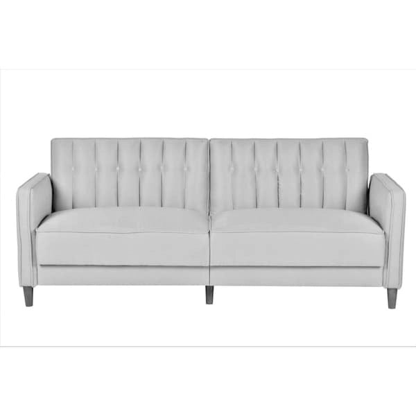 Sofá cama tapizado de terciopelo de lujo Grattan