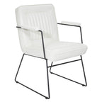 Silla Teigen de Piel Sintética con Base de Trineo