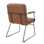 Silla Teigen de Piel Sintética con Base de Trineo