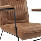 Silla Teigen de Piel Sintética con Base de Trineo