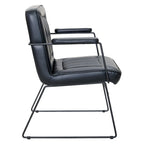 Silla Teigen de Piel Sintética con Base de Trineo