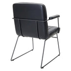 Silla Teigen de Piel Sintética con Base de Trineo