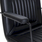 Silla Teigen de Piel Sintética con Base de Trineo