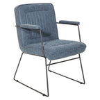 Silla Teigen de Piel Sintética con Base de Trineo