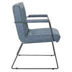 Silla Teigen de Piel Sintética con Base de Trineo