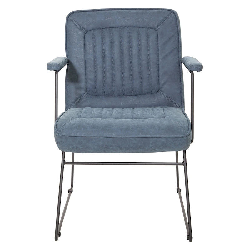 Silla Teigen de Piel Sintética con Base de Trineo