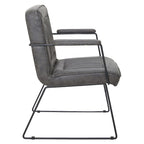 Silla Teigen de Piel Sintética con Base de Trineo