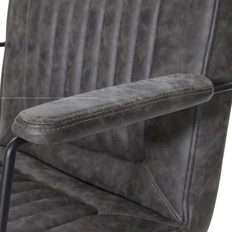 Silla Teigen de Piel Sintética con Base de Trineo