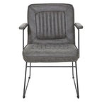 Silla Teigen de Piel Sintética con Base de Trineo