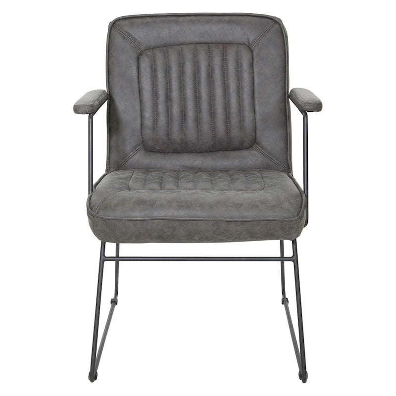 Silla Teigen de Piel Sintética con Base de Trineo