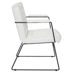 Silla Teigen de Piel Sintética con Base de Trineo