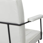 Silla Teigen de Piel Sintética con Base de Trineo
