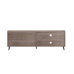 Mesa de centro Scoles Contemporary de 42 pulgadas de cristal con 1 estante