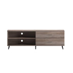 Mesa de centro Scoles Contemporary de 42 pulgadas de cristal con 1 estante