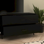 Mesa de centro Scoles Contemporary de 42 pulgadas de cristal con 1 estante