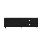 Mesa de centro Scoles Contemporary de 42 pulgadas de cristal con 1 estante