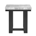 Mesa Auxiliar Ludlow con Cubierta de Mármol Gris