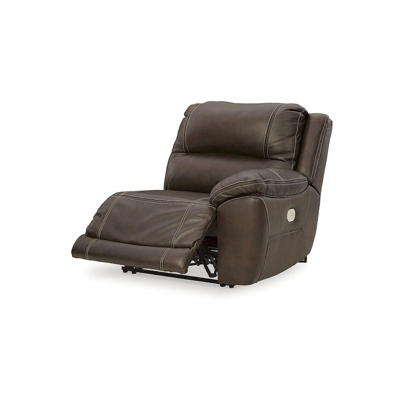 Sillón reclinable de cuero Drake de 34 pulgadas de ancho