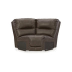Sillón reclinable de cuero Drake de 34 pulgadas de ancho