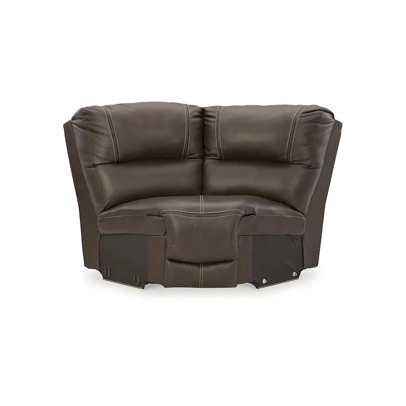 Sillón reclinable de cuero Drake de 34 pulgadas de ancho