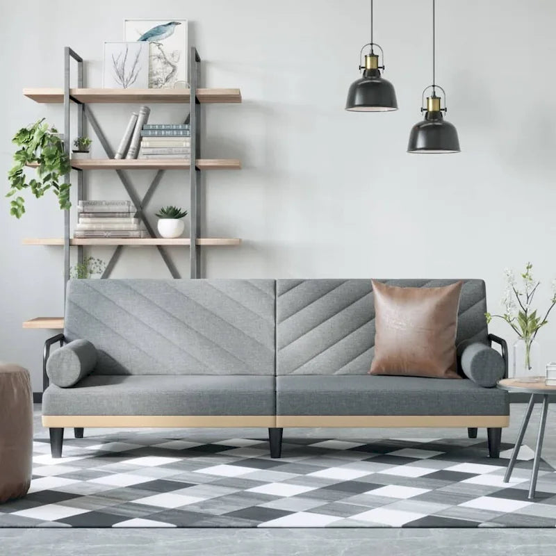 Sofá cama con reposabrazos Sofá sillón reclinable de tela - 80.7 x 35 x 27.6