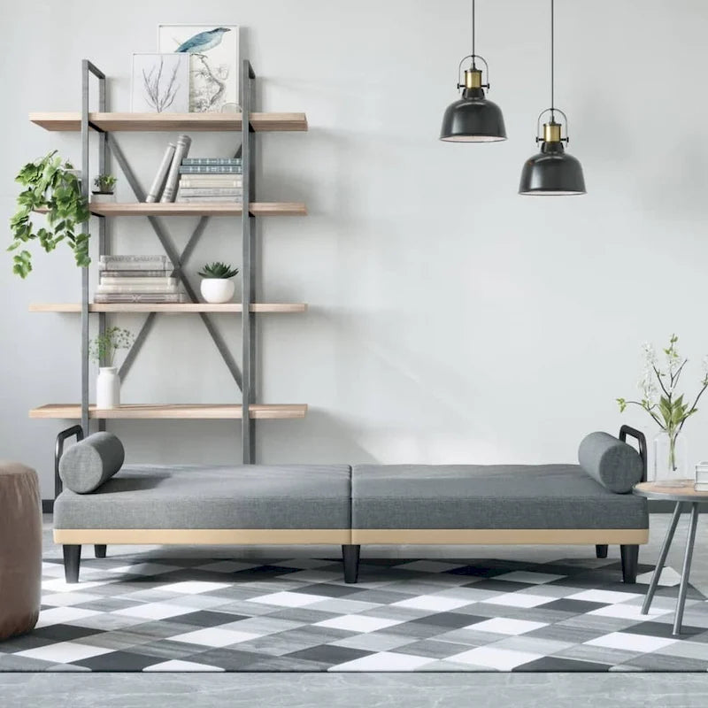Sofá cama con reposabrazos Sofá sillón reclinable de tela - 80.7 x 35 x 27.6